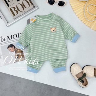 [5-15kg]Bộ nỉ lông cho bé 6 màu
