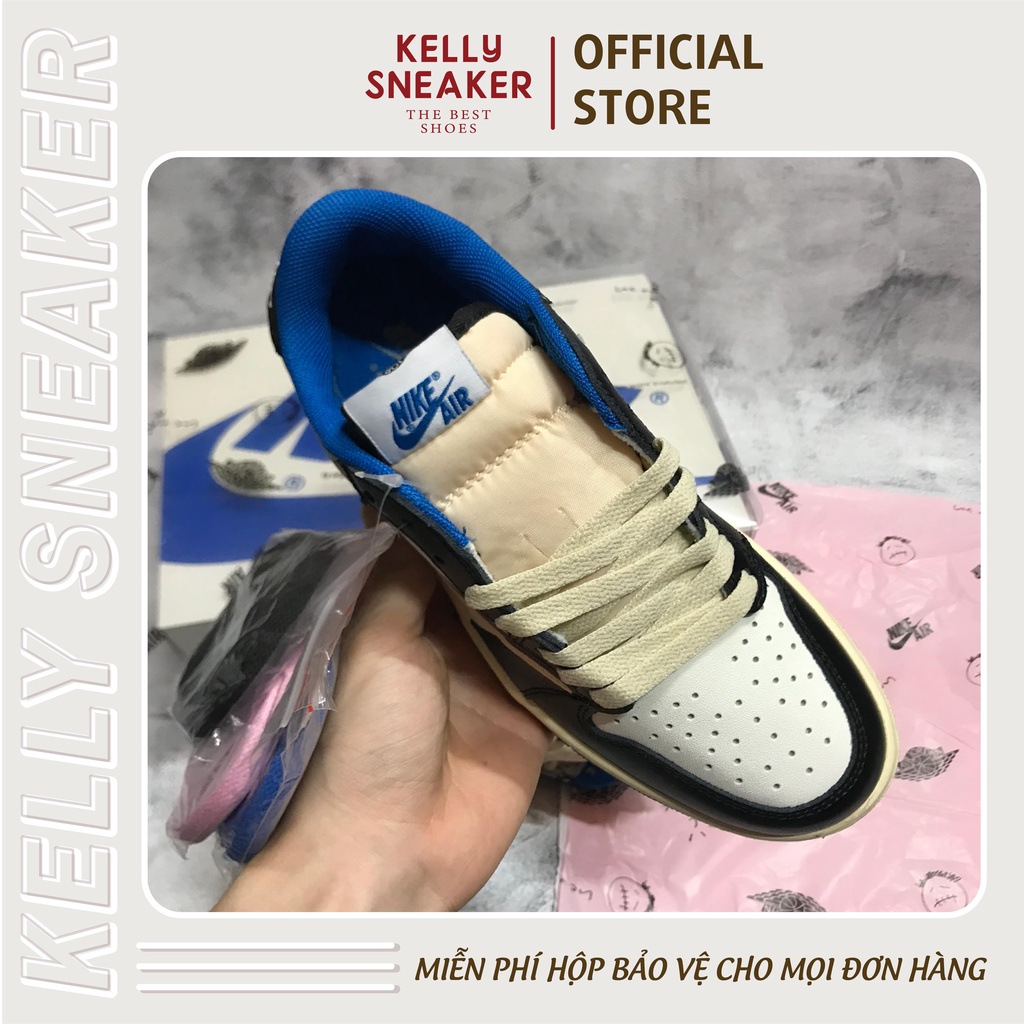 Giày Thể Thao Sneaker Jordan 1 Low TravisScott x Fragment- Bản Tiêu Chuẩn (Ảnh Thật + Hàng Sẵn