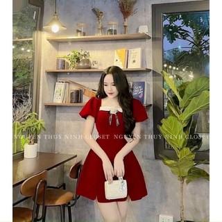 ĐẦM NHUNG XẺ️️ Bigsize