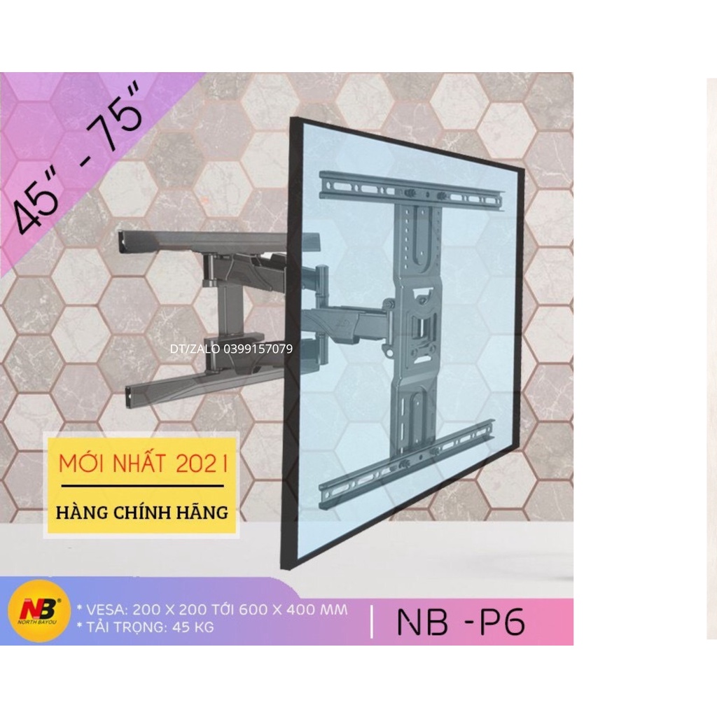 Gía Khung Treo Tivi 32 inch - 80 inch NB-P4 P5 P6 North Bayou Xoay Đa Năng - Model 2021 - HÀNG CHÍNH HÃNG