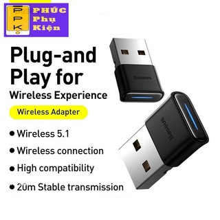 Usb bluetooth adapter dongle audio receiver basues ba04 tốc độ cao bluetooth 5.0 hoạt động tốt trong 20m- ppk