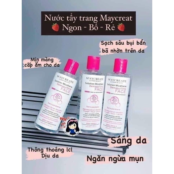 Nước tẩy trang Maycreate 300ml