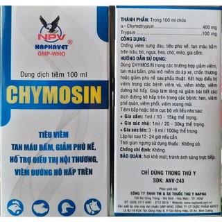 CHYMOSIN GIẢM PHÙ NỀ chai 100ml