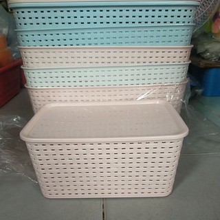 Combo 5 rổ đan nhựa việt nhật size nhỏ