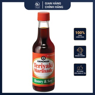 Sốt Tẩm Ướp Mật Ong & Nước Tương Hiệu Kikkoman 250ml - Kikkoman Teriyaki Honey & Soy Sauce