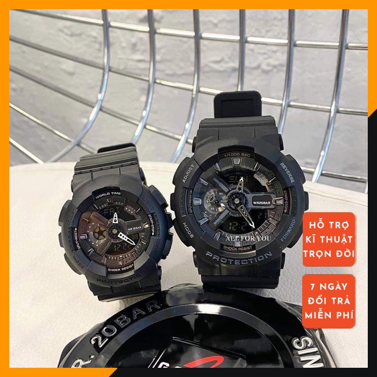 Đồng hồ nam nữ WR B-SHOCK kiểu dáng thể thao cá tính cho tuổi teen