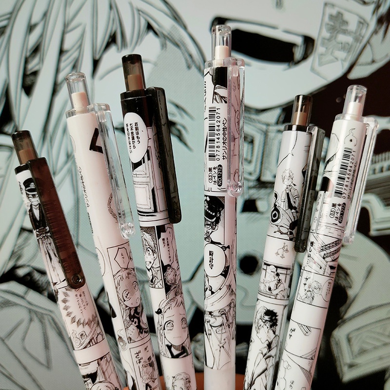 Bộ 6 Bút Mực Đen Hanako-kun