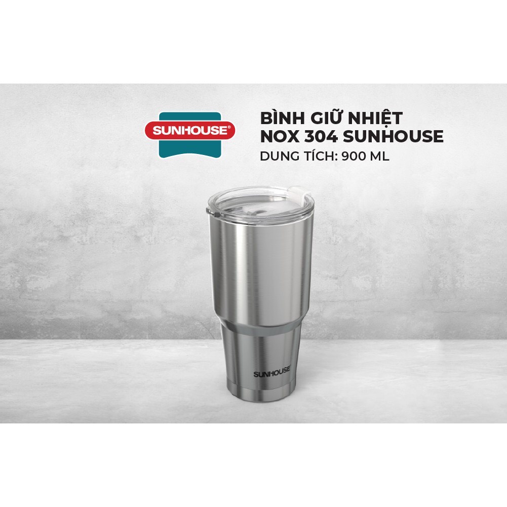 Bình giữ nhiệt Inox 304 Sunhouse 900ml KS-TU900I