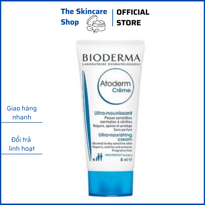 [Mini Size]Kem Dưỡng Ẩm Cho Da Thường Nhạy Cảm Da Khô Bioderma Atoderm Cream - The Skincare Shop