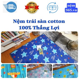 Nệm trải sàn -nệm cuộn cotton Thắng Lợi 1,6x2m