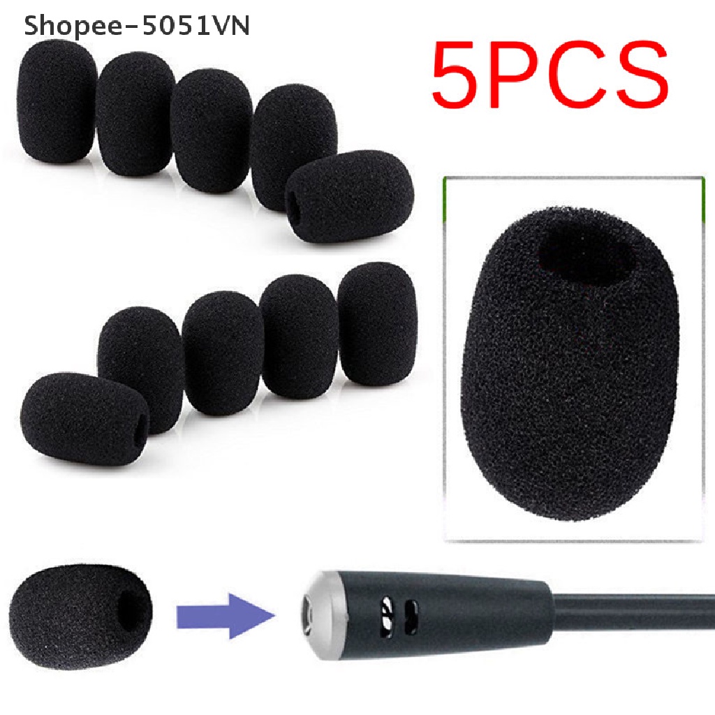 Set 5 Mút Xốp Mềm Bọc Đầu Micro Chắn Gió