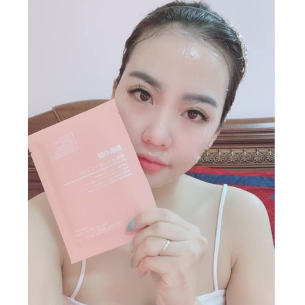 Mặt Nạ Nhau Thai Cừu Cuống Rốn Tế Bào Gốc Nhật Bản Rwine Beauty dưỡng da, cung cấp độ ẩm, tái tạo collagen