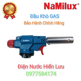 Đầu khò gas namilux - sử dụng cho bình gas mini - đèn khò ga có mồi lửa ts1719rn