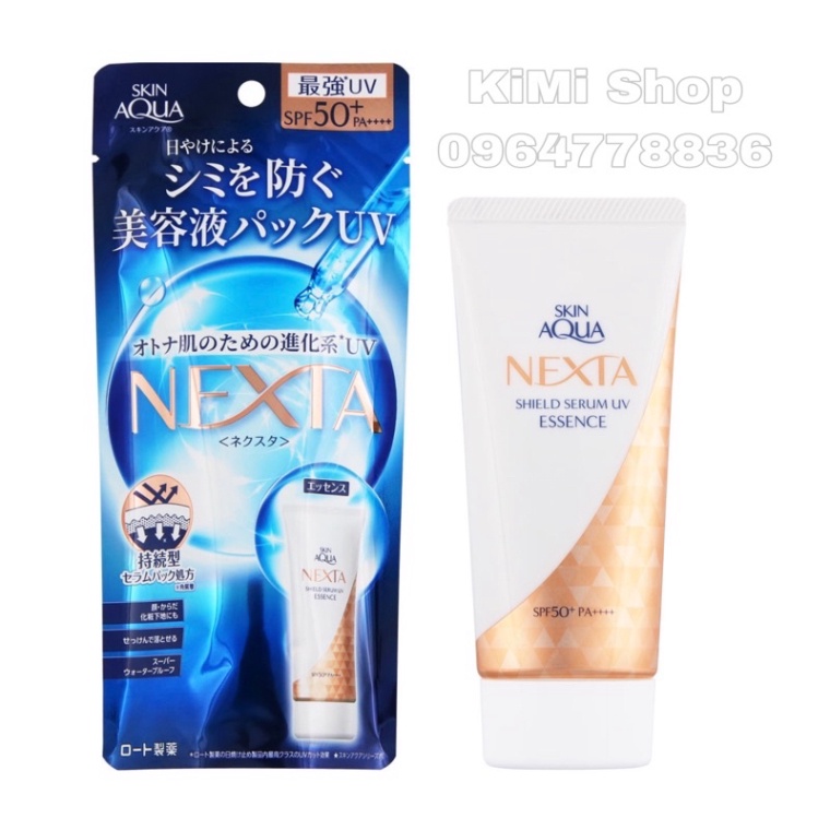 Kem chống nắng Skin Aqua Super Moisture//Nexta Serum UV Essence