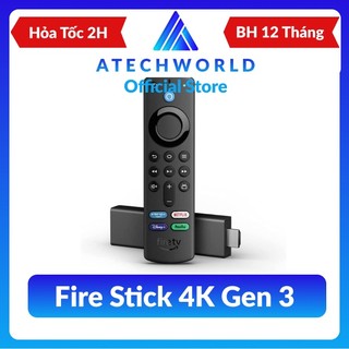 Thiết bị amazon fire stick 4k tv all new 2023 kèm alexa voice remote - hàng chính hãng - bh 1 năm