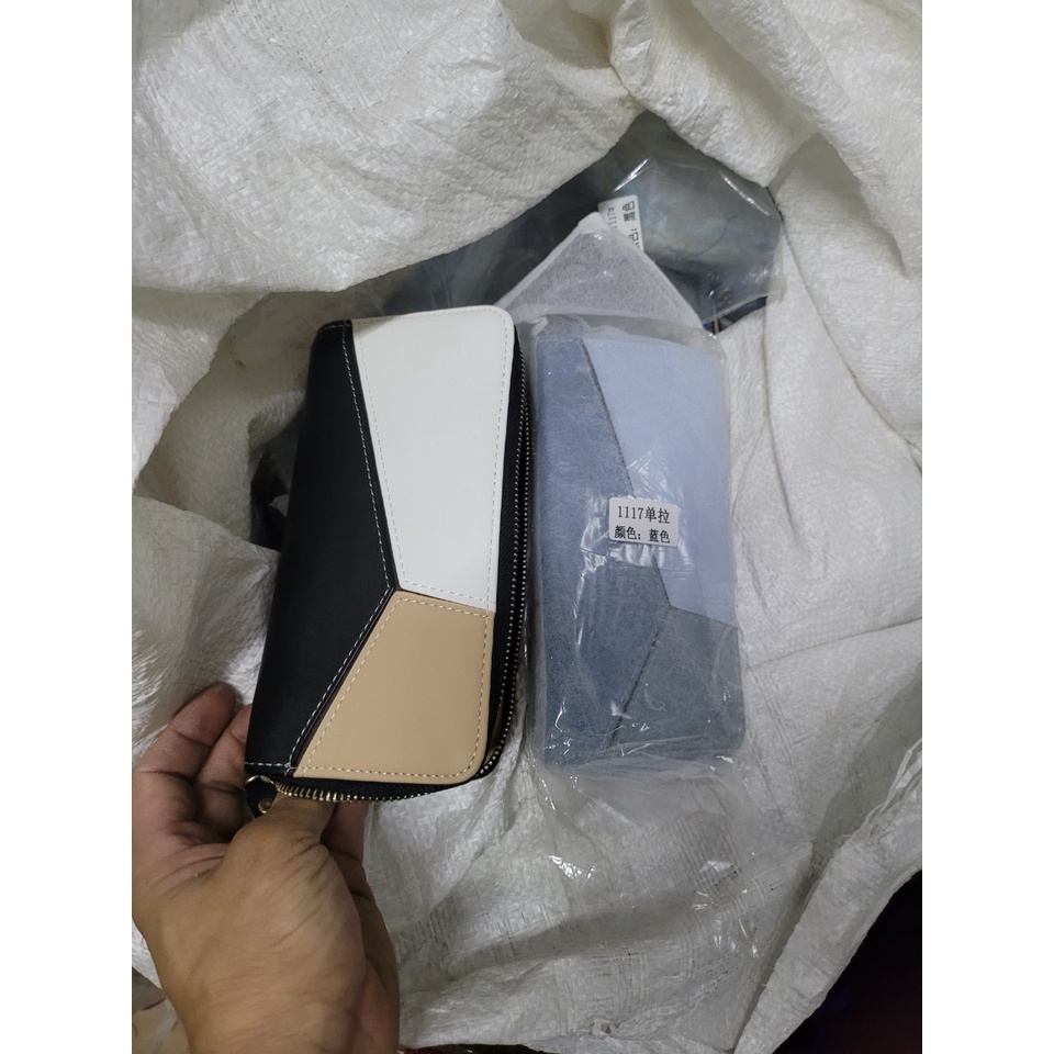 Ví dài cao cấp phối 3 màu tinh tế 39K