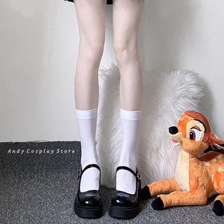 [CÓ SẴN] Tất bắp lửng thun mỏng 32cm
