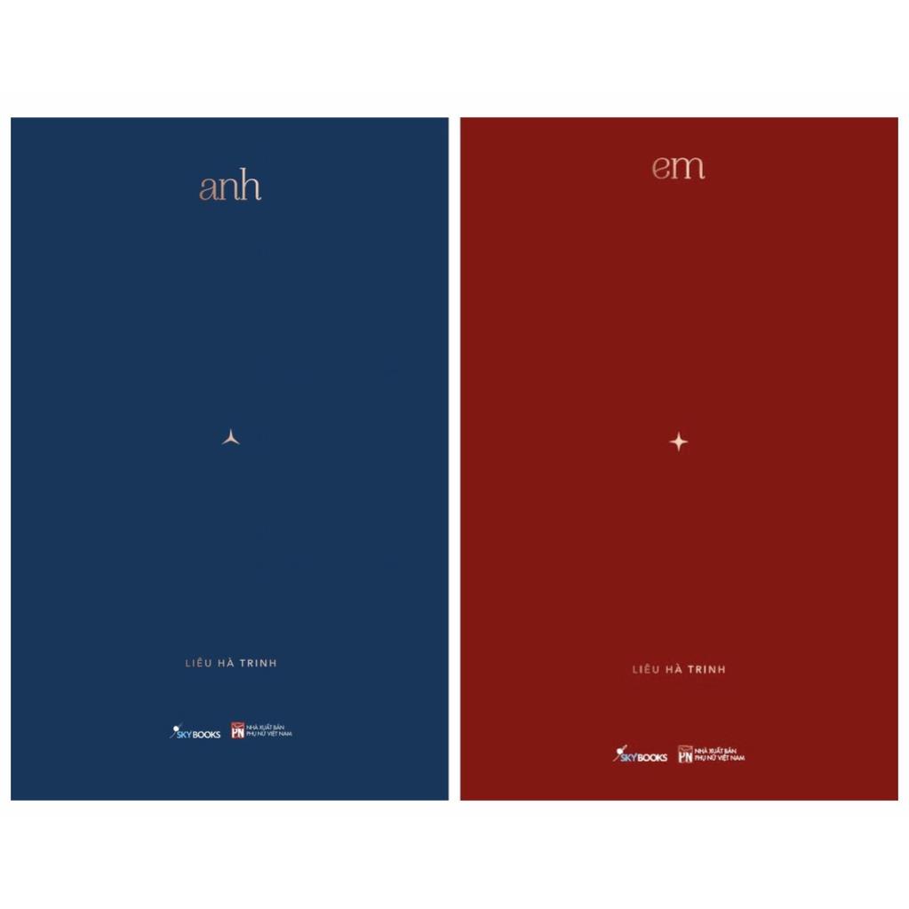 Sách Combo 2 Quyển: Anh + Em (Bìa Cứng) - Liêu Hà Trinh - BẢN QUYỀN
