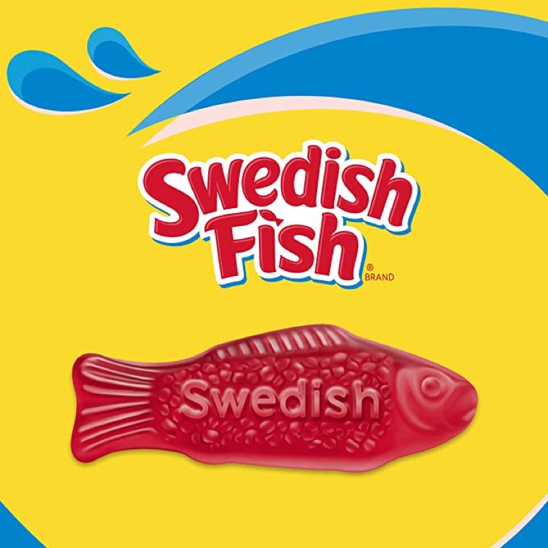 Kẹo Dẻo Trái Cây Hình Cá Swedish Fish bịch 816g