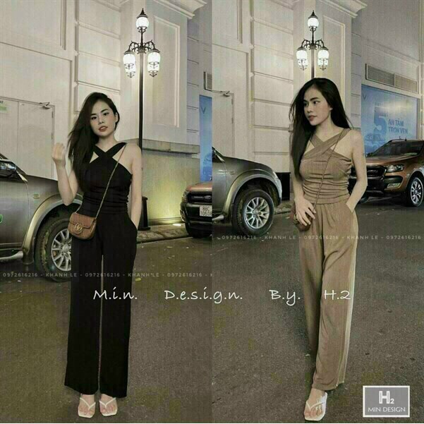 [11.11 Sale Freeship] Set bộ thun nữ,set áo cổ yếm quần dài for rộng thời trang mùa hè đi chơi dạo phố sang chảnh mtb