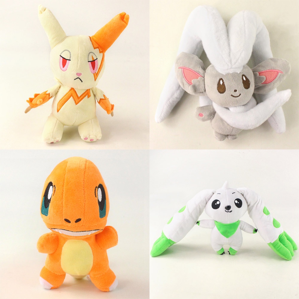 NINTENDO 1 Thú Nhồi Bông Pokemon Zangoose Cinccino Charmander Terriermon Đáng Yêu