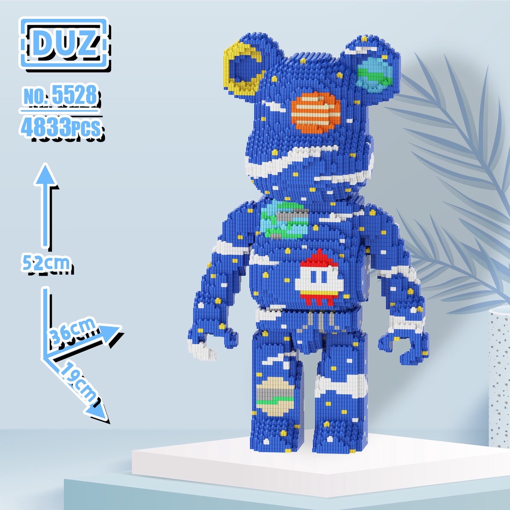 Bộ Đồ Chơi Lắp Ráp LEGO BEARBRICK BEARBRICK Cỡ Nhỏ 55CM