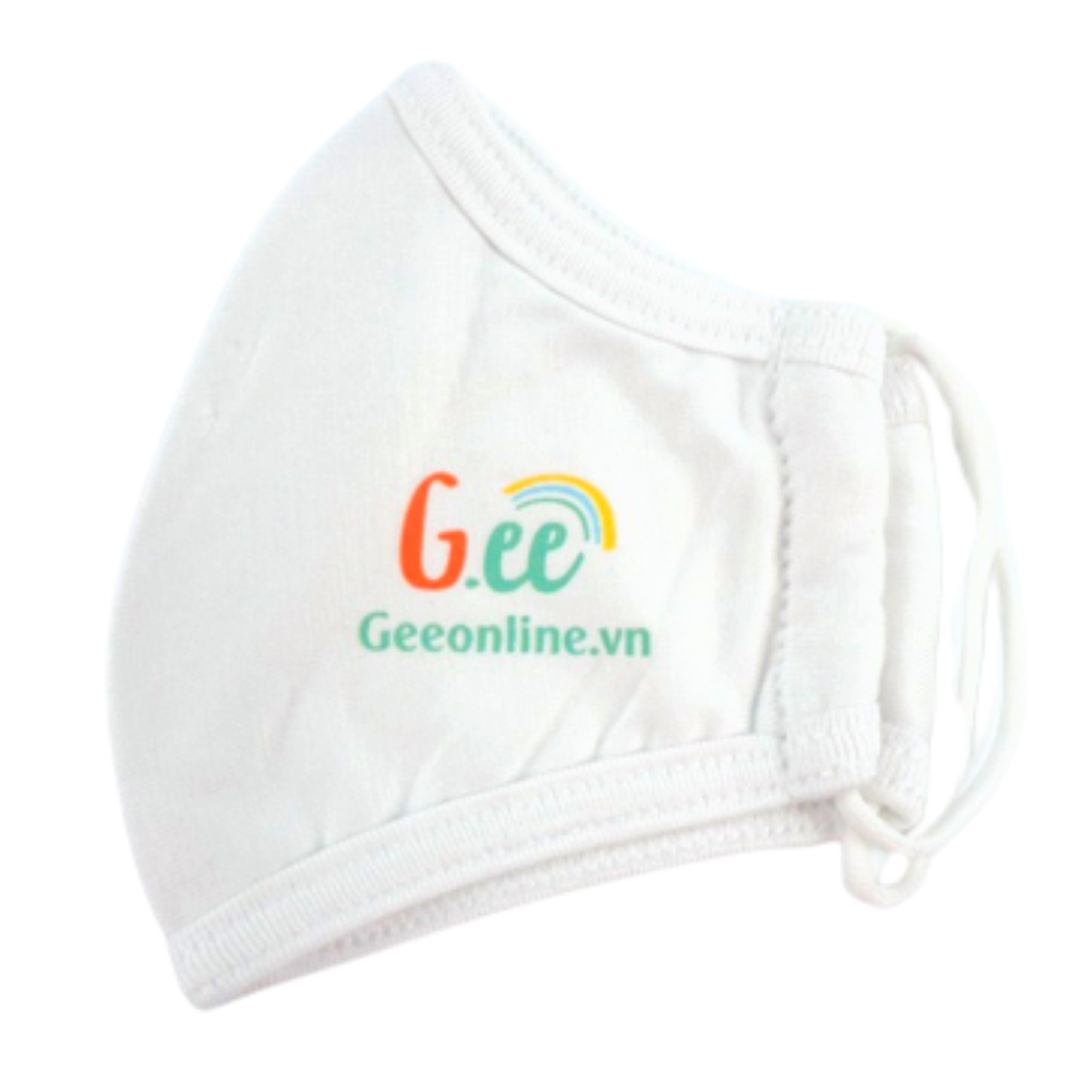 Khẩu Trang Vải Sợi Tre Gee Cho Trẻ Em, Sơ Sinh, Người Lớn Mềm Mịn Thấm Hút Kháng Khuẩn