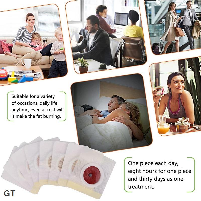 Set 30 / 60 Miếng Dán Đốt Cháy Mỡ Thừa Làm Thon Gọn Dáng