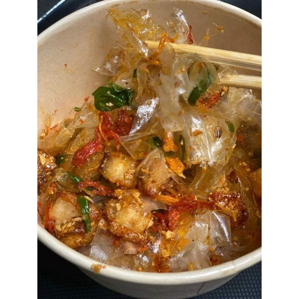 Bánh tráng phơi sương tóp mỡ siêu phẩm