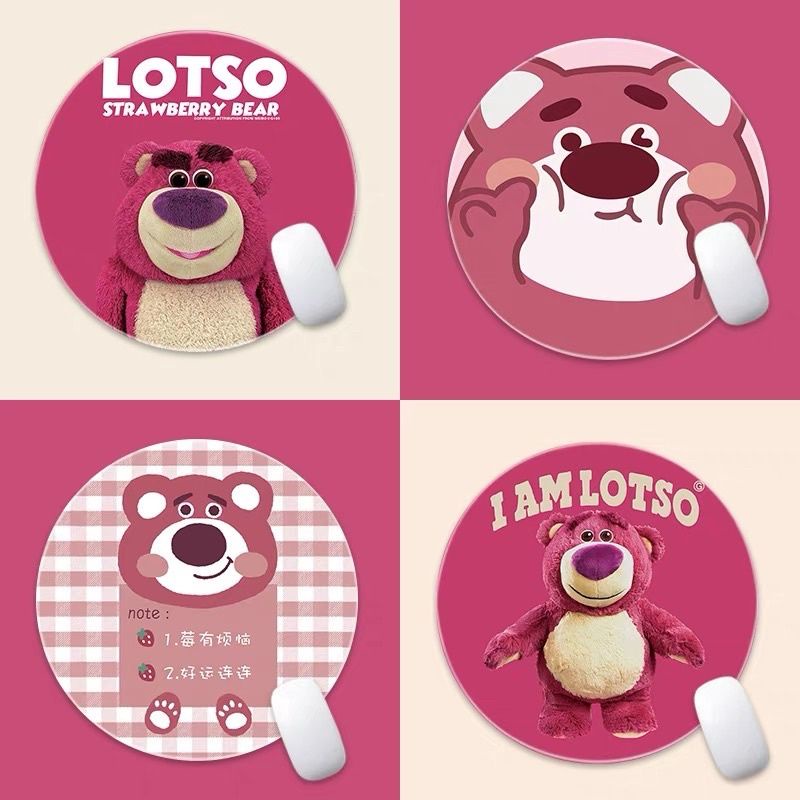 Miếng lót chuột hình Gấu cute bàn di chuột hình hoạt dễ thương