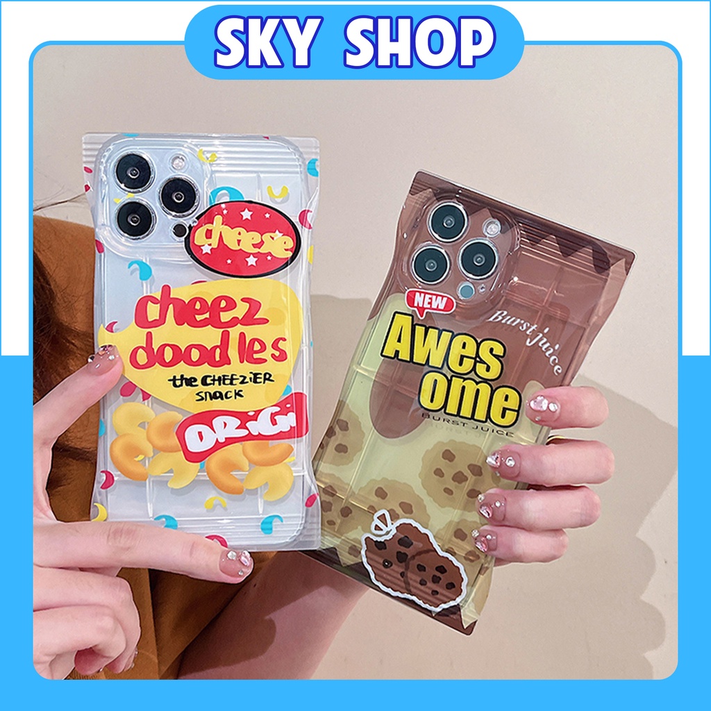 Ốp Lưng Iphone Hình Vỏ Kẹo Bim Bim Bảo Vệ Camera Hàng HOT 6/6plus/6s/6splus/7/7plus/8/8plus/x/xs/xsmax/11/12/13/promax