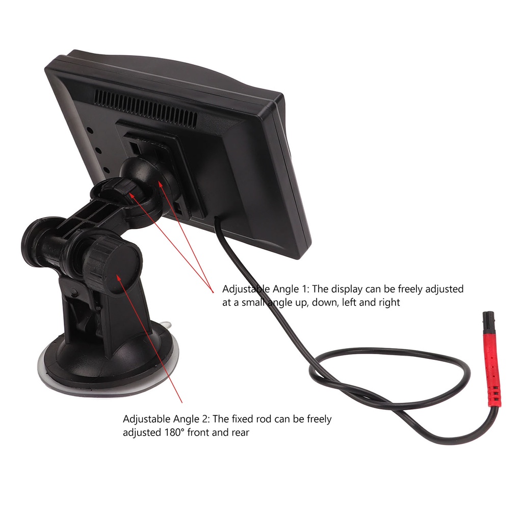 Có thể bán buôn Màn hình ghế ngồi ô tô cho bé 5 inch HD DC 12V Chống thấm nước phía sau Máy ghi xe tải SUV Vermont055 Hàng giao ngay