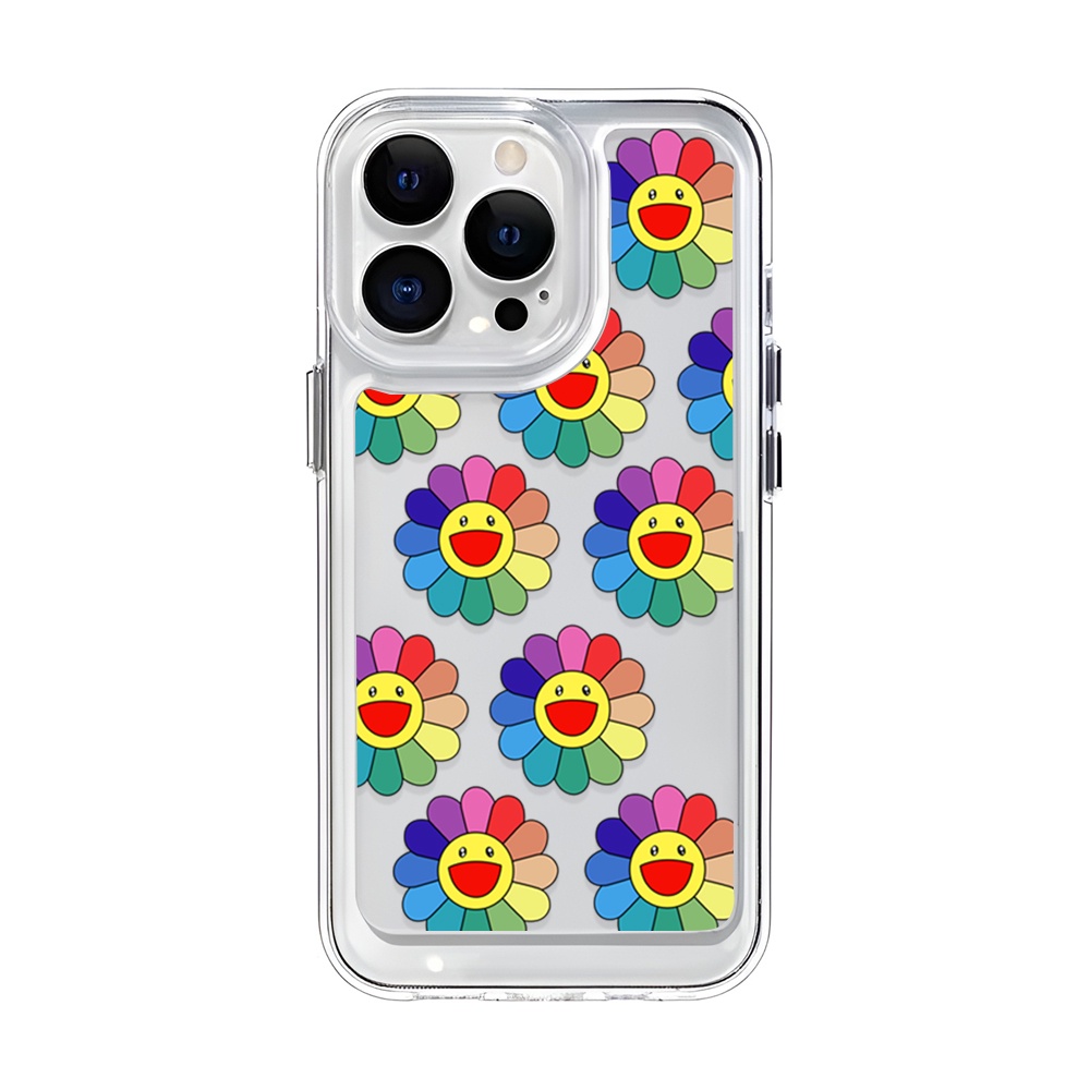 Ốp Điện Thoại Trong Suốt Hình Hoa Hướng Dương Cho iphone 14 Pro Max 14 Plus 13 11 12 7Plus X XR XS Max 8 7