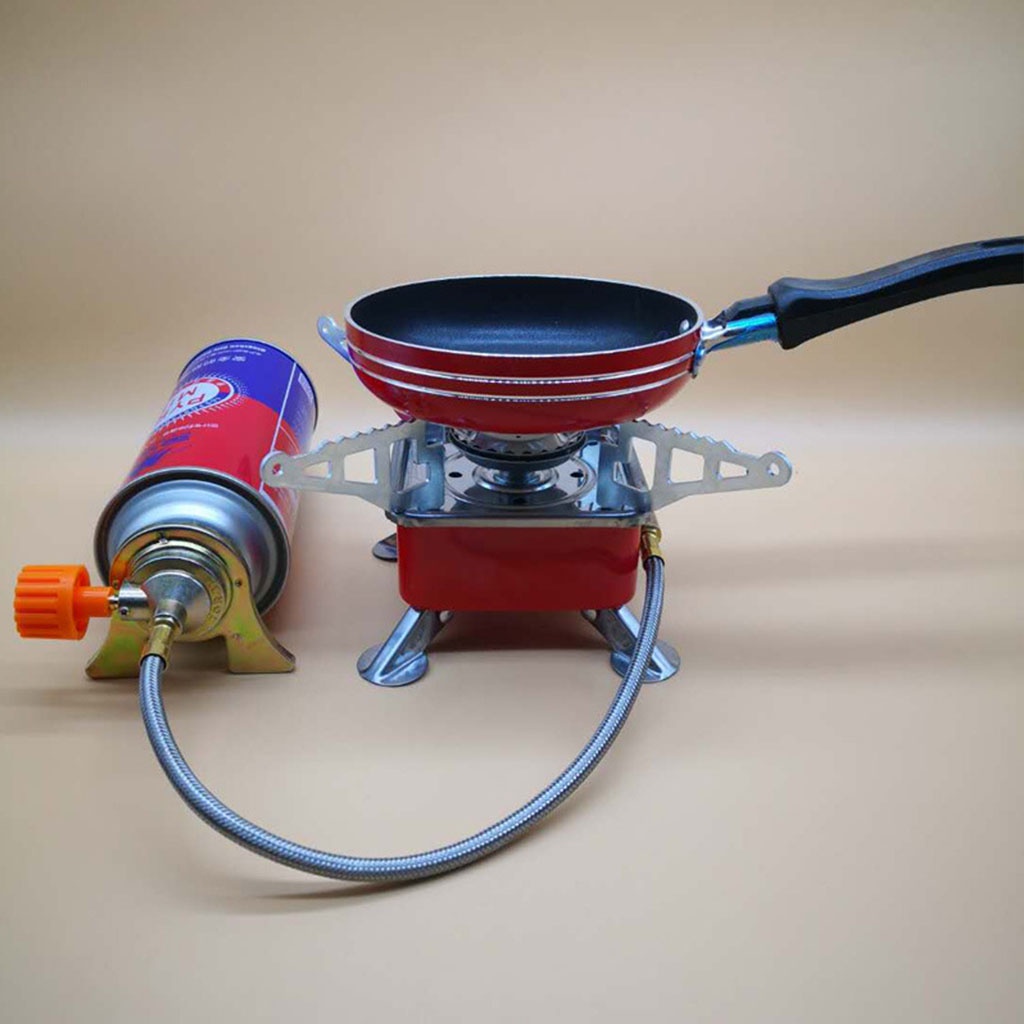 Bếp ga du lịch mini  dã ngoại gấp gọn đa năng tiện lợi- TR393 ,có van điều chỉnh ga cao cấp