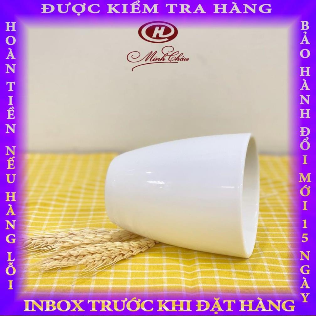 Cốc Nước Sứ Trắng Trơn Không Quai 280ml - CN05 - Sứ Minh Châu phanvien