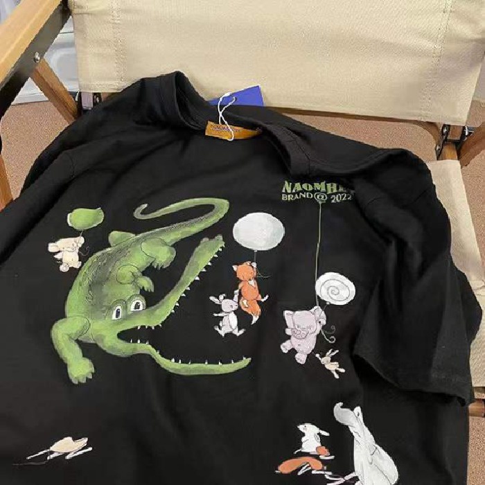 NRVP Áo Thun Unisex Mùa Hè Dáng Suông Tay Cộc Phong Cách Hàn Quốc Cho Nam Nữ