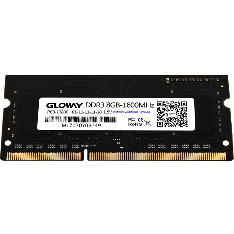 Ram Laptop 8GB bus 1600 PC3L GLOWY , Bảo Hành 3 Năm 1 Đổi 1