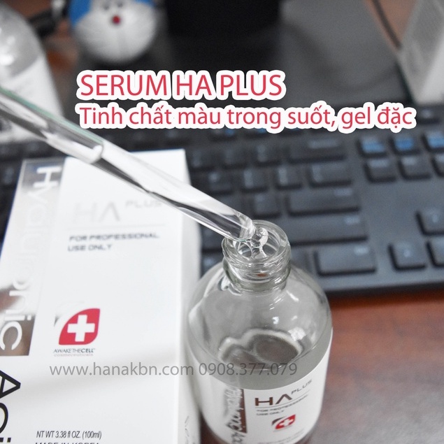 SERUM HA PLUS HÀN QUỐC 100ML - Tinh chất cấp ẩm, Căng bóng trắng da, Chống lão hóa, Phục hồi da (Chính hãng, Date mới)