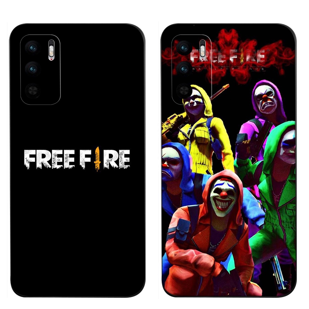 Ốp Điện Thoại Silicon Mềm Hình logo Free Fire Cho OPPO A3s A5s A12 A12E A5 A37 NEO 9 A39 A57 A5s A7 A59 F1s A77 F3 A83 A1K EDC44