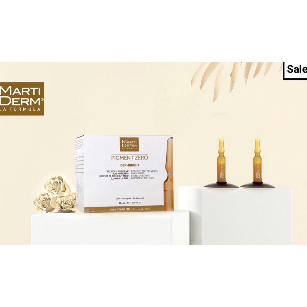 Serum Tinh Chất Dưỡng Sáng Đều Màu Da MartiDerm Pigment Zero DSP Bright