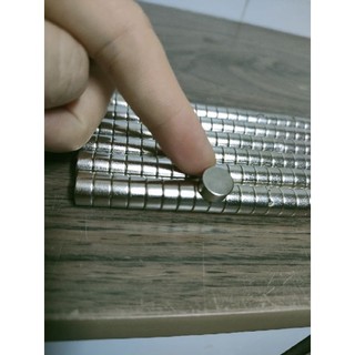 10 cái Nam châm trụ 10*5mm đất hiếm siêu mạnh