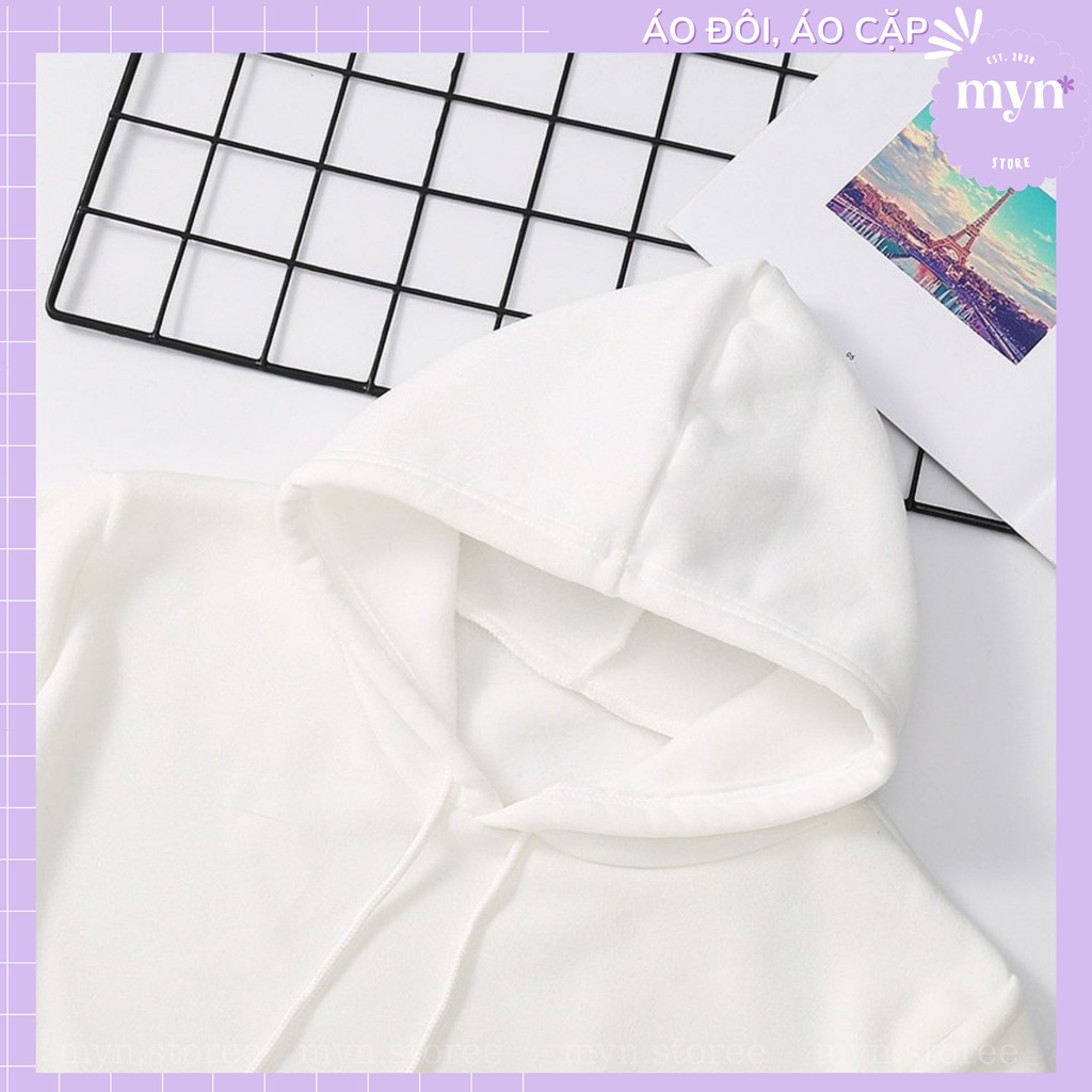 Áo Hoodie Nỉ Cặp Đôi Nam Nữ,  Áo Hoodie Đôi Unisex Chất Liệu Nỉ Bông Cao Cấp Phong Cách Trẻ Trung Năng Động