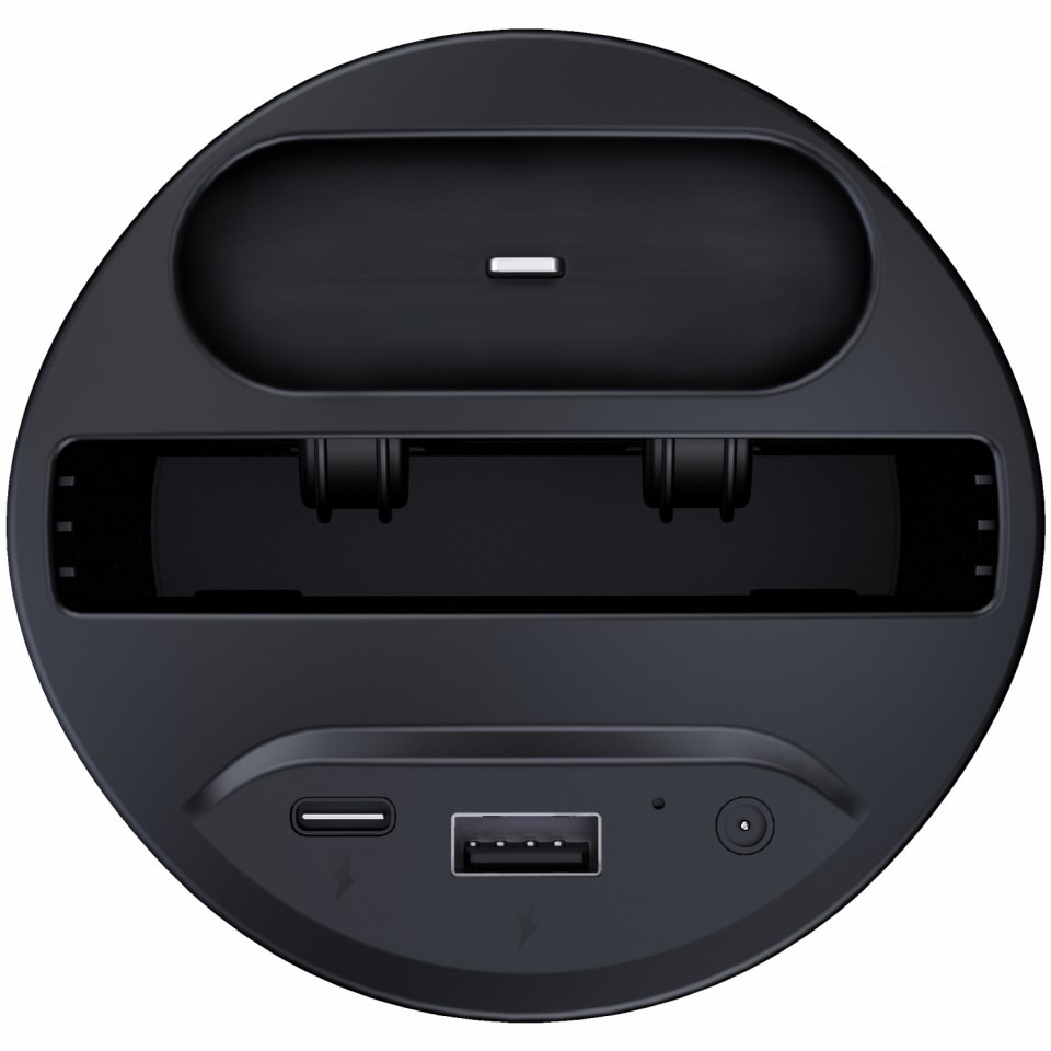 Giá Đỡ Điện Thoại Kiêm Sạc Nhanh Không Dây 4 Trong 1 Đa Năng Gắn Xe Ô Tô Cho iPhone Samsung Xiaomi