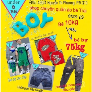 HCM [E-Voucher] Code giảm 40% mua hàng thời trang bé trai tại Shop Under 6 BB - 490/4 Nguyễn Tri Phương, Quận 10