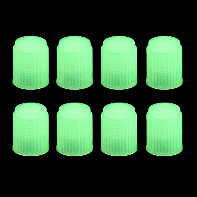 1 / 4 Nắp Van Dạ Quang Trang Trí Bánh Xe Hơi