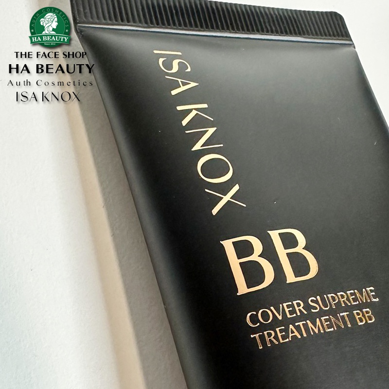Kem nền trang điêm Cao cấp Che phủ và Bảo vệ da tuyệt vời ISA Knox BB Cover Supreme Treatment BB 50ml SPF50+/PA+++