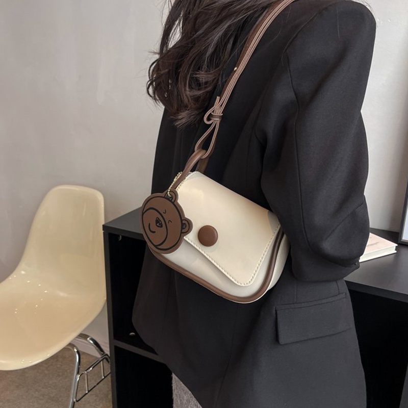 Túi Đeo Chéo Dáng Vuông Nhỏ Màu Sắc Dễ Phối Đồ Phong Cách Hàn Quốc Cho Nữ