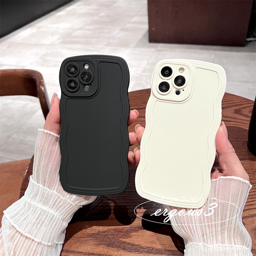 Ốp Điện Thoại Mềm Họa Tiết Nhiều Màu Sắc Đơn Giản Cho iPhone 14 13 12 11 Pro Max SE2020 X XR Xs Max 7 8 Plus
