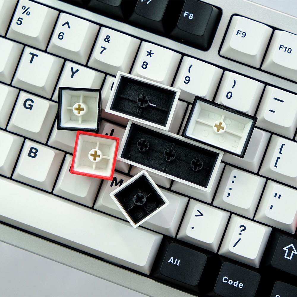 Bộ nút bàn phím cơ Keycap Cherry WOB BOW - ABS Doubleshot - 253 phím