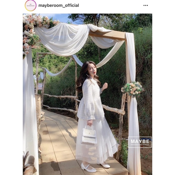 Áo khoác dạ newtag Mayberoom size S